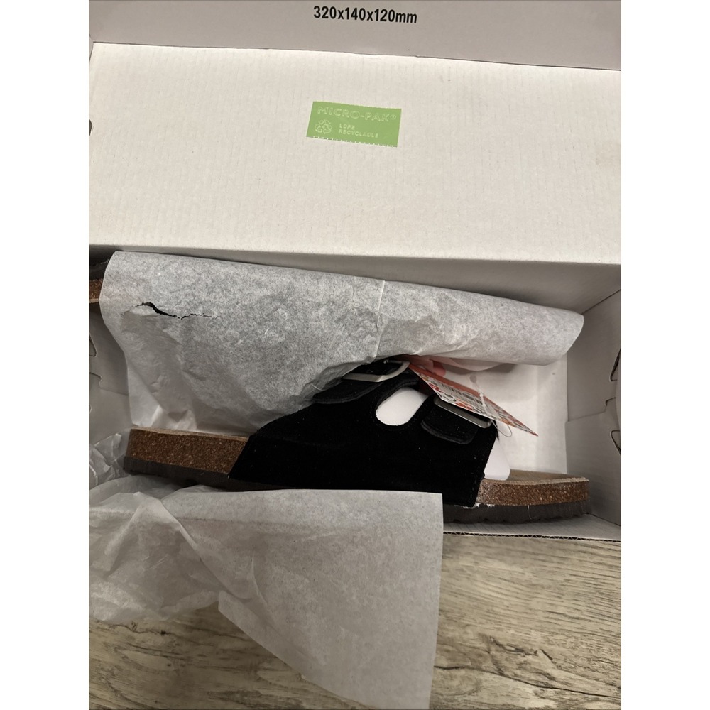MUK LUKS MARLA WOMENS SANDAL BLACK SIZE 11 16450-001 SHOE NEW IN BOX MUK LUK